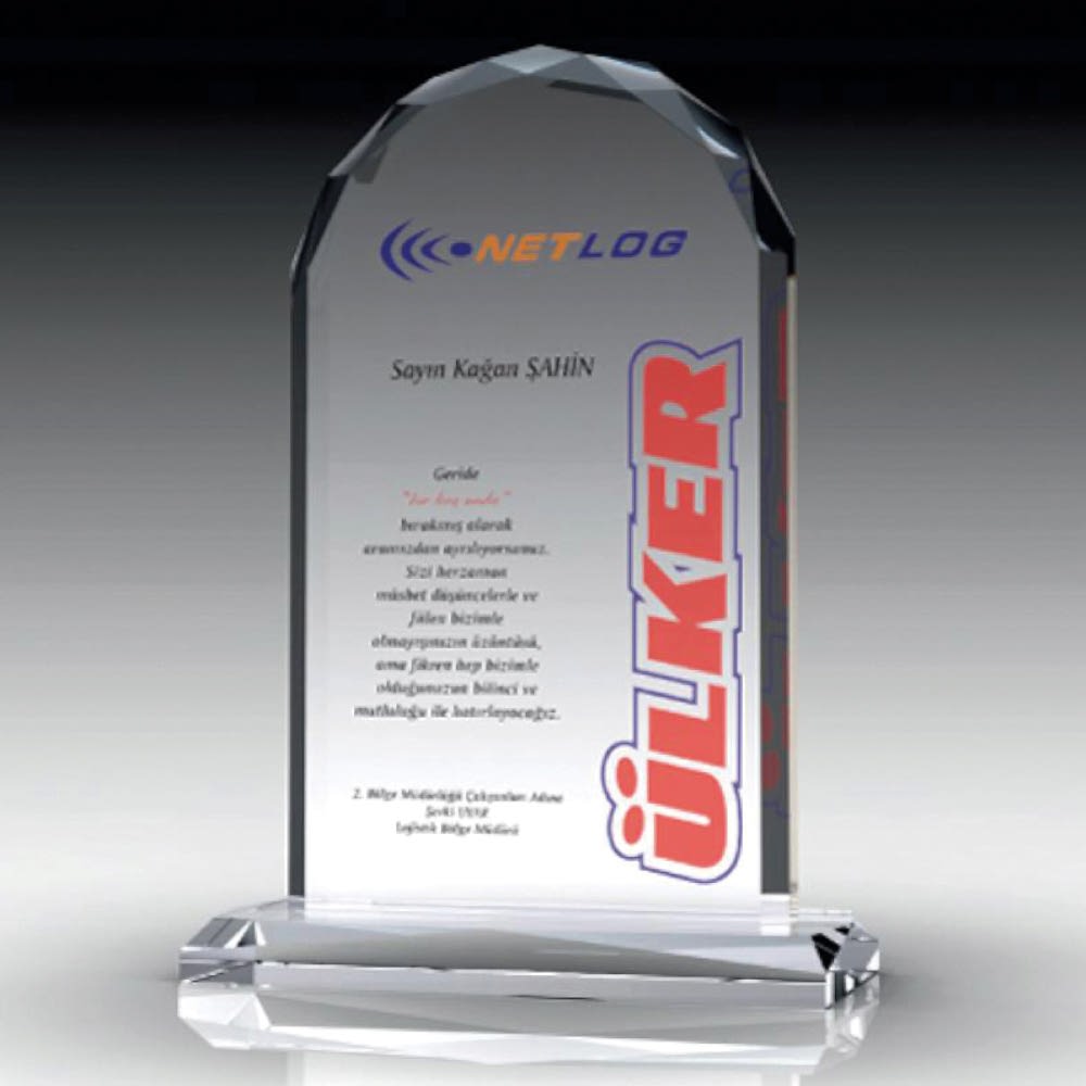 Kristal Plaket