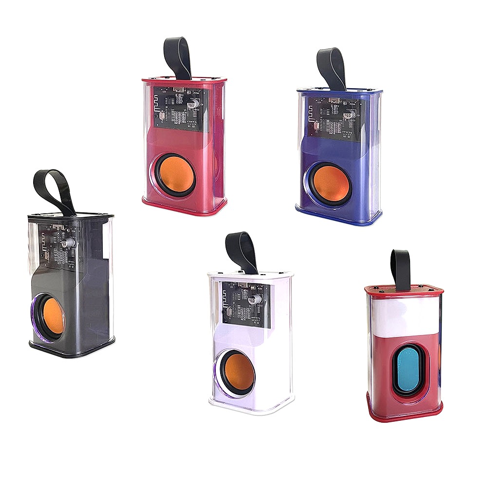 Şeffaf RGB Bluetooth Hoparlör Şeffaf RGB Bluetooth Hoparlör